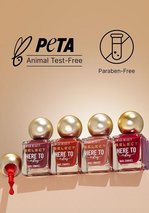 Swiss Beauty Select Here To Stay Long Lasting Nail Enamel 12 Ml Shimmy Rust 27