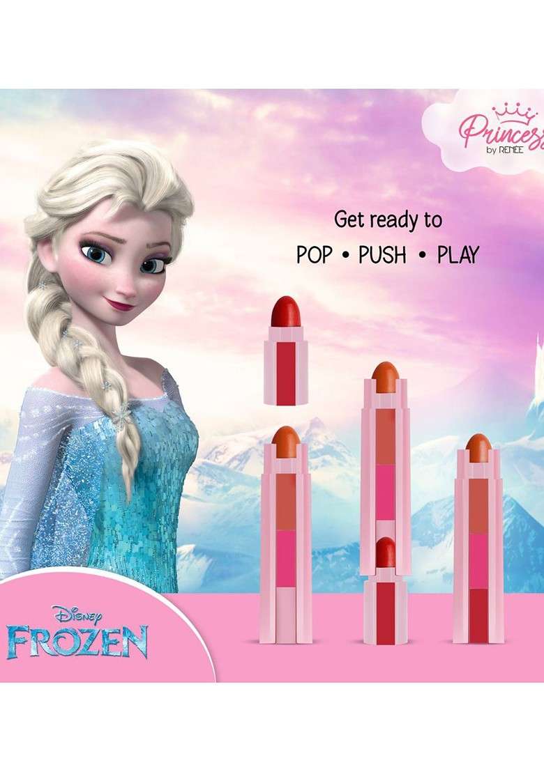Renee Princess Disney Frozen Candy 3 In 1 Tinted Lipstick 4 5G Elsa - Indya