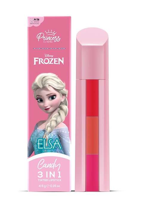 Renee Princess Disney Frozen Candy 3 In 1 Tinted Lipstick 4 5G Elsa