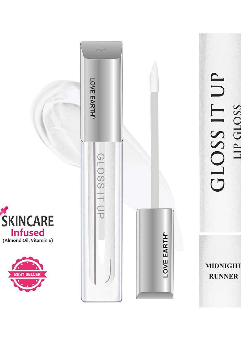 Love Earth Gloss It Up Hydrating Lip 3Ml Midnight Runner - Indya