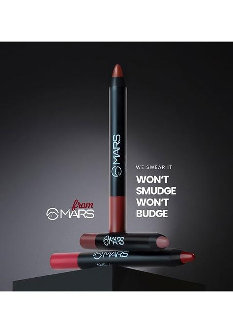 Mars Set Of 4 Long Lasting Smudge Proof Matte Lip Crayons 14Gm I Am Strong 01 Love Myself 02 No Filter 03 Beautiful 04
