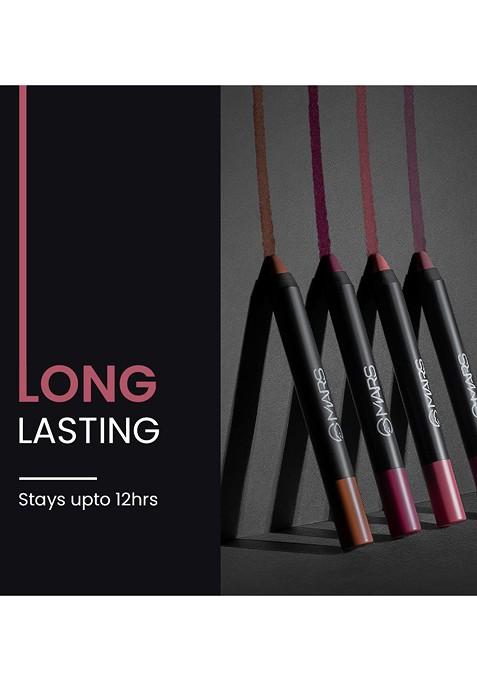 Mars Set Of 4 Long Lasting Smudge Proof Matte Lip Crayons 14Gm I Am Strong 01 Love Myself 02 No Filter 03 Beautiful 04