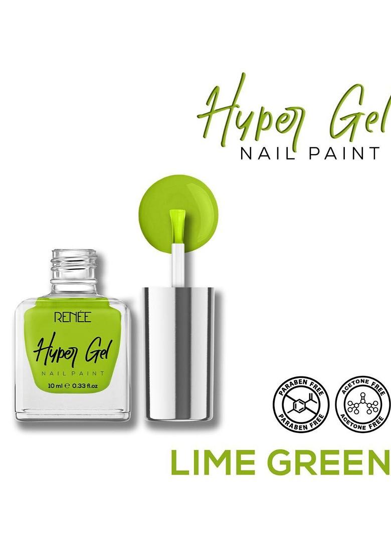 Renee Hyper Gel Nail Paint 10Ml Lime Green