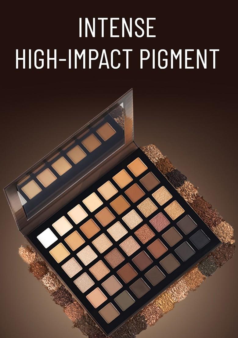 Pac Prism Neutrals 42 Colour Long Lasting Highly Pigmented Eyeshadow Palette 50 4G