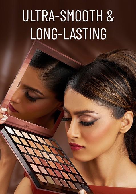 Pac Prism Neutrals 42 Colour Long Lasting Highly Pigmented Eyeshadow Palette 50 4G