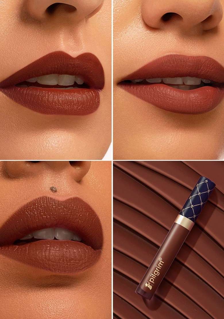 Pilgrim Oh So Crme Ultra Light Matte Liquid Lipstick 3 5 Ml Chocolat Chrie 31 - Indya