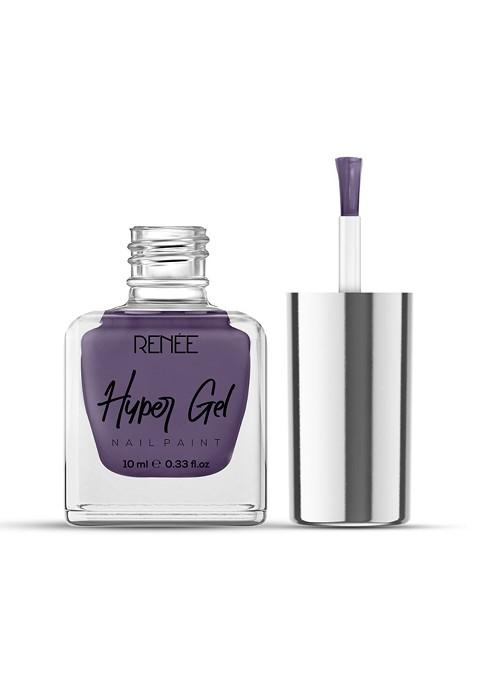 Renee Hyper Gel Nail Paint 10Ml Aubergine Purple