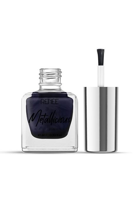 Renee Metallicious Long Lasting Nail Paint 10Ml Navy Nebula