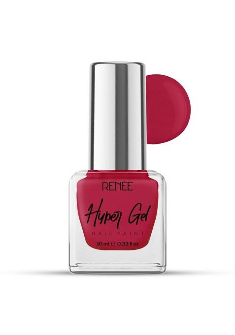 Renee Hyper Gel Long Lasting Nail Paint 10Ml Crimson Red