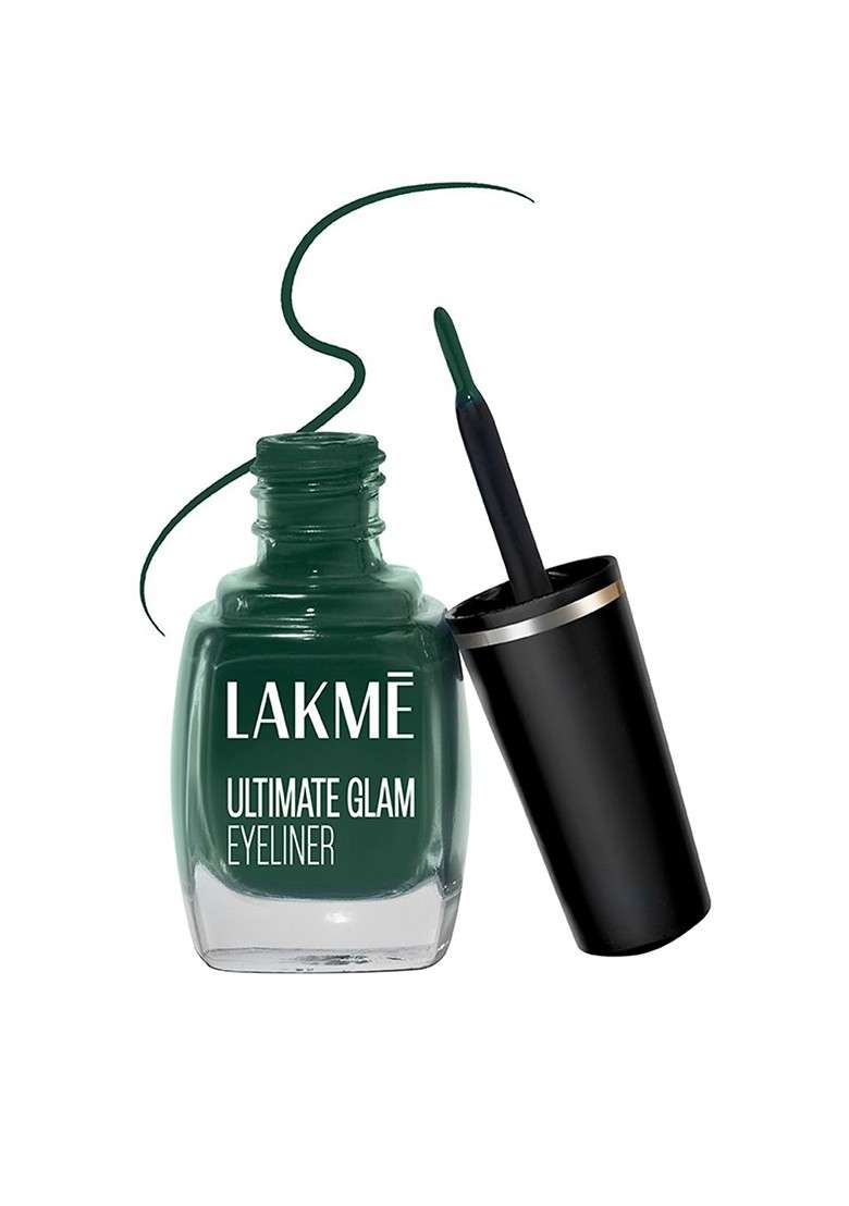 Lakme Ultimate Glam Eye Liner With Semi Matte Finish Water Smudgeproof 9Ml Green - Indya