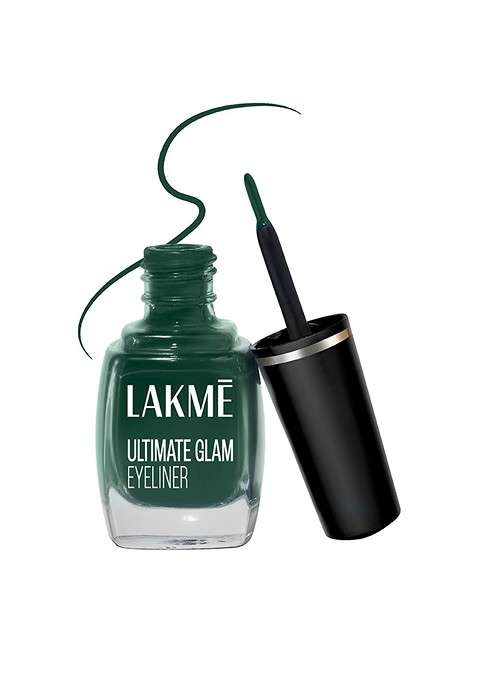 Lakme Ultimate Glam Eye Liner With Semi Matte Finish Water Smudgeproof 9Ml Green