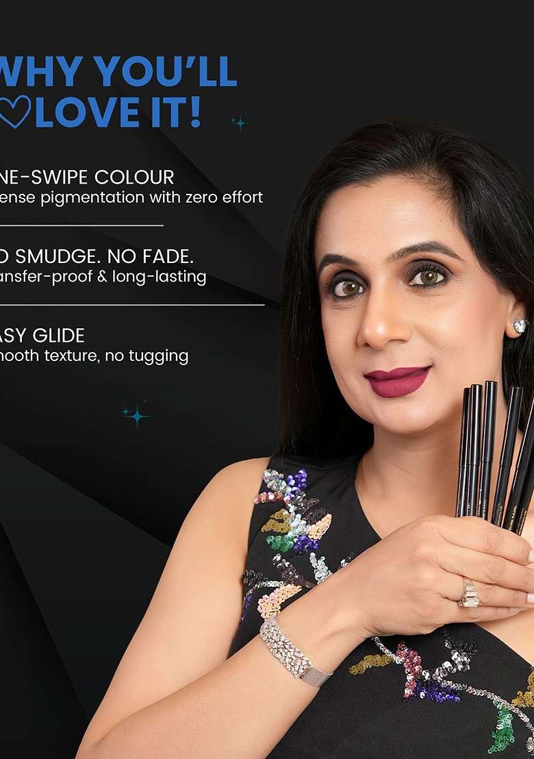 Parul Garg Smooth Easy Application Shimmer Bold Define Kajal 0 3 G Morni - Indya