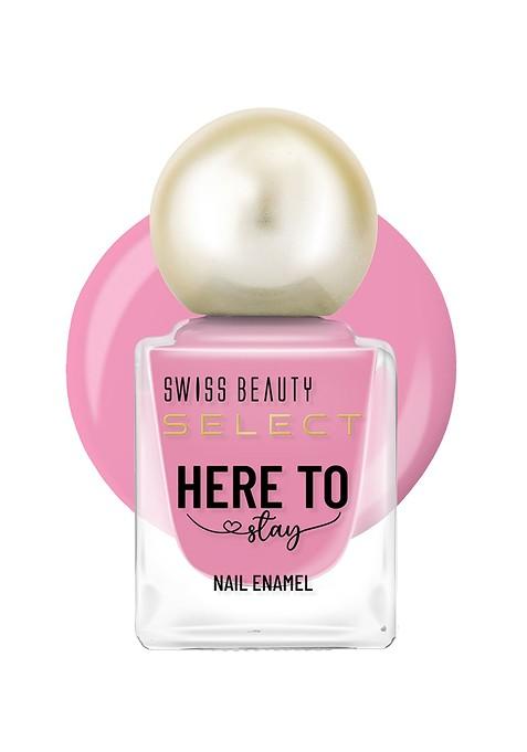 Swiss Beauty Here To Stay Waterproof Nail Enamel 12Ml Mild Rose 3