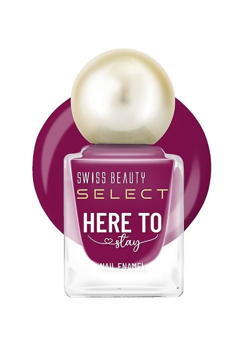 Swiss Beauty Here To Stay Waterproof Nail Enamel 12Ml Thats Burgundy 19