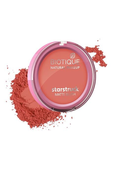 Biotique Natural Makeup Starstruck Lightweight Satin Matte Blush Sun Kissed Tan