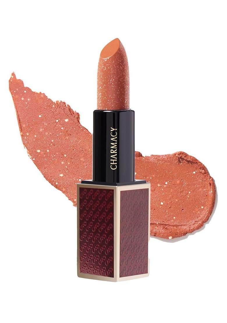 Charmacy Milano Diamond Rush Lipstick With Argan Oil 3 8 G Amber 77 - Indya