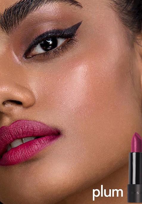 Ruby'S Organics Semi Matte Long Lasting Lipstick 3 7G Plum