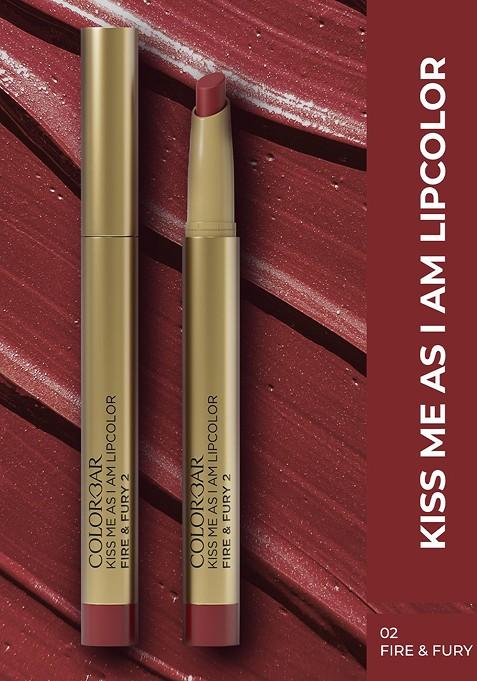 Colorbar Kiss Me As I Am Lip Color 1 2 G Fire Fury