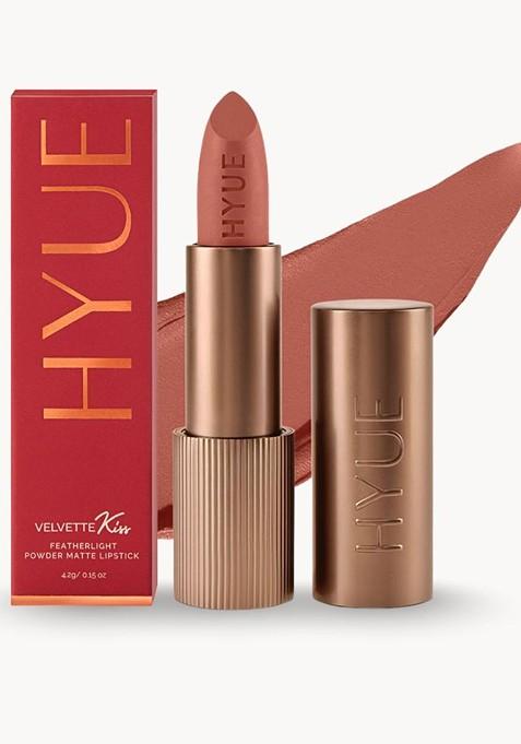 Hyue Velvette Kiss Bullet Matte Lipstick Unfiltered Feather Light And Smudge Proof