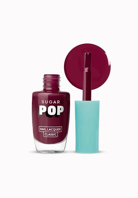 Sugar Pop Quick Drying Long Wear Glossy Classic Nail Lacquer 10 Ml Burgundy Bloom 22