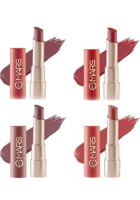 Mars Set Of 4 Ultra Pigmented Creamy Matte Lipsticks 3 2 G Each Shade 01 02 03 04