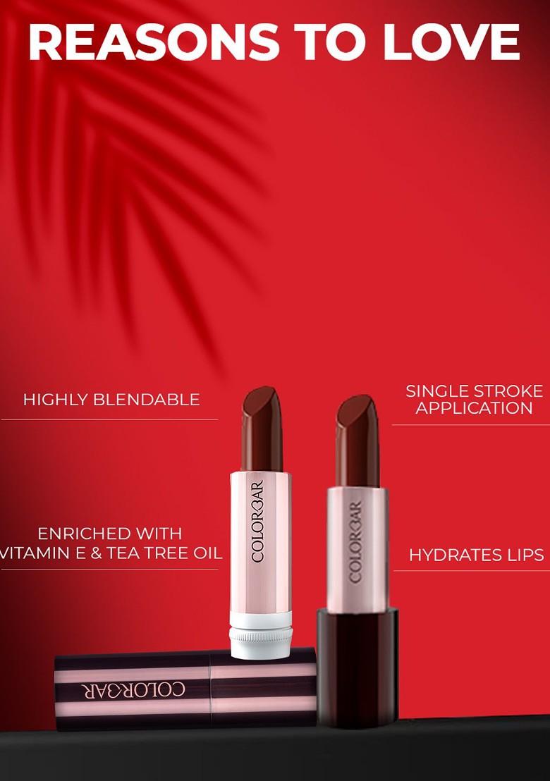 Colorbar Take Me As I Am Vegan Matte Refillable Lipstick With Vitamin E Bare Dare 003