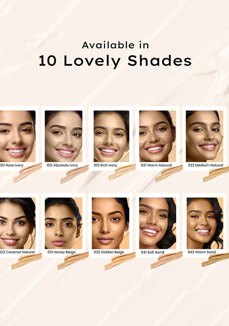 Faces Canada Flawless 12Hr Hydration Matte Foundation Medium Natural 022 - Indya