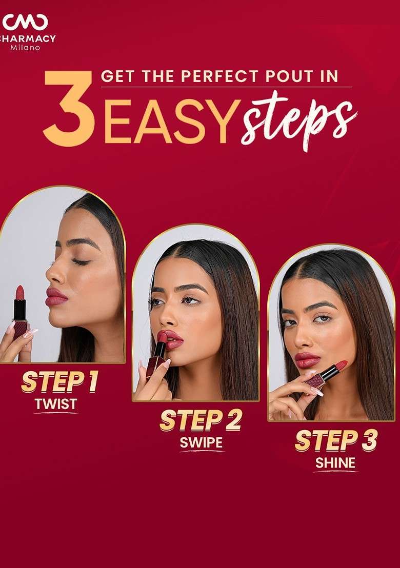 Charmacy Milano Diamond Rush Lipstick With Argan Oil 3 8 G Opal 82 - Indya