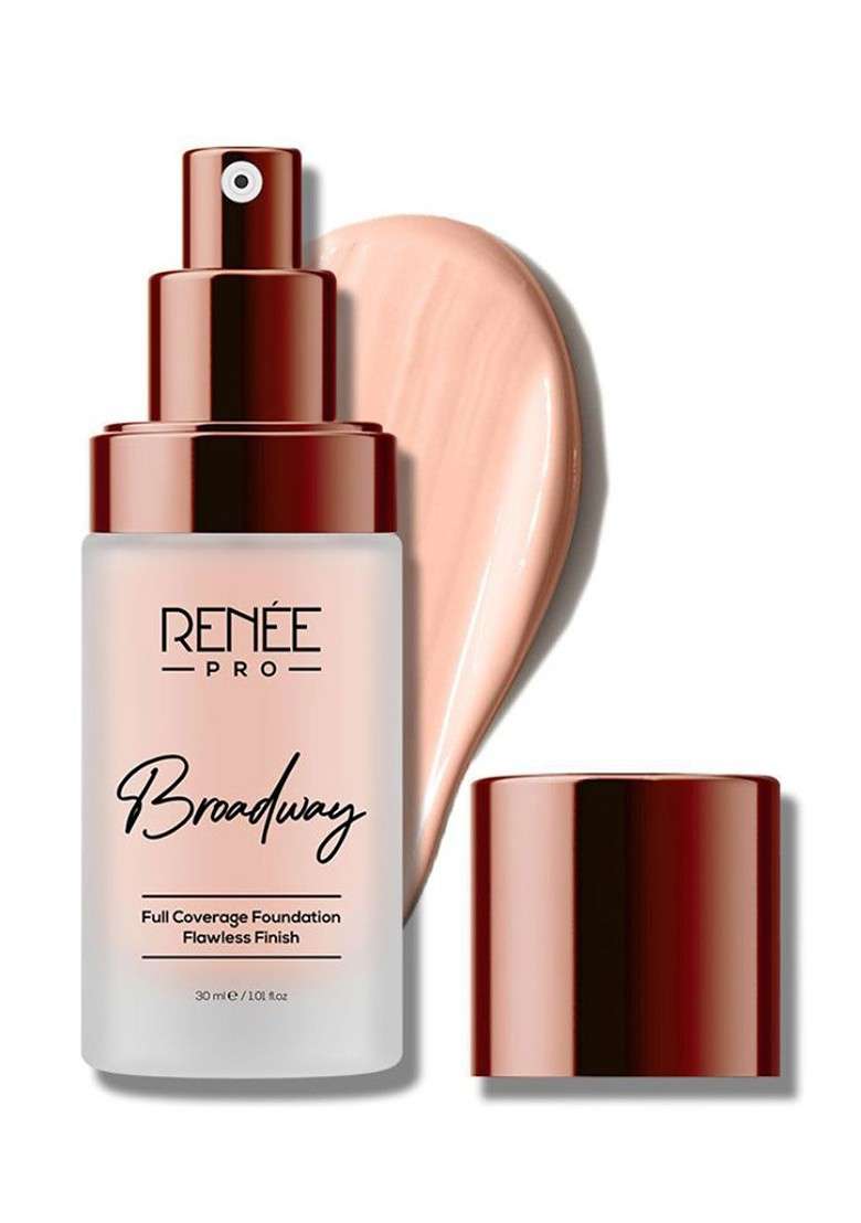 Renee Pro Broadway Lightweight Liquid Foundation 30 Ml Serene 01 - Indya