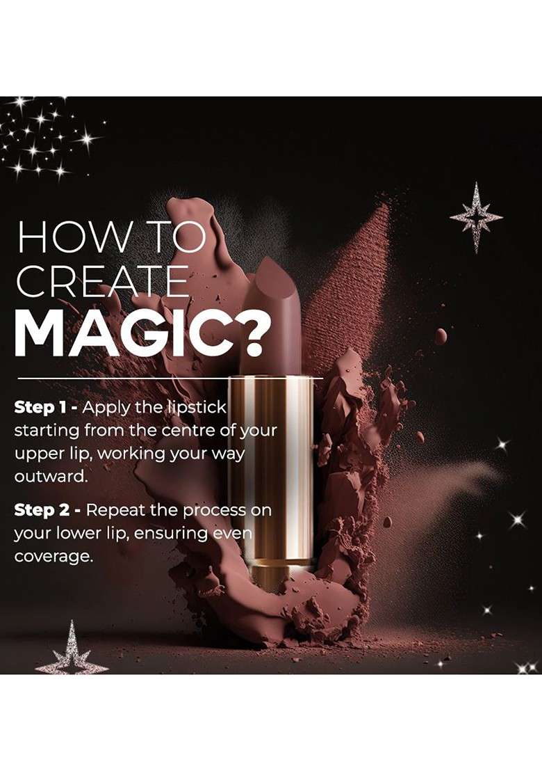 Colorbar Powerkiss Matte Lipstick 4 2G Magic - Indya