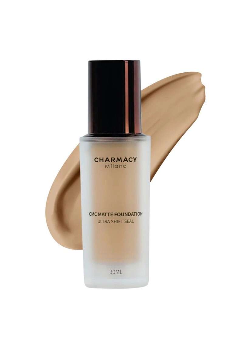 Charmacy Milano Ultra Shift Seal Hydrating Cmc Matte Foundation 30 Ml Shade 08 - Indya