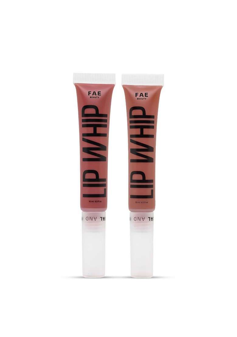 Fae Beauty Set Of 2 Lip Whip Longlasting Matte Liquid Lipstick 10G Each Safeword Screw - Indya