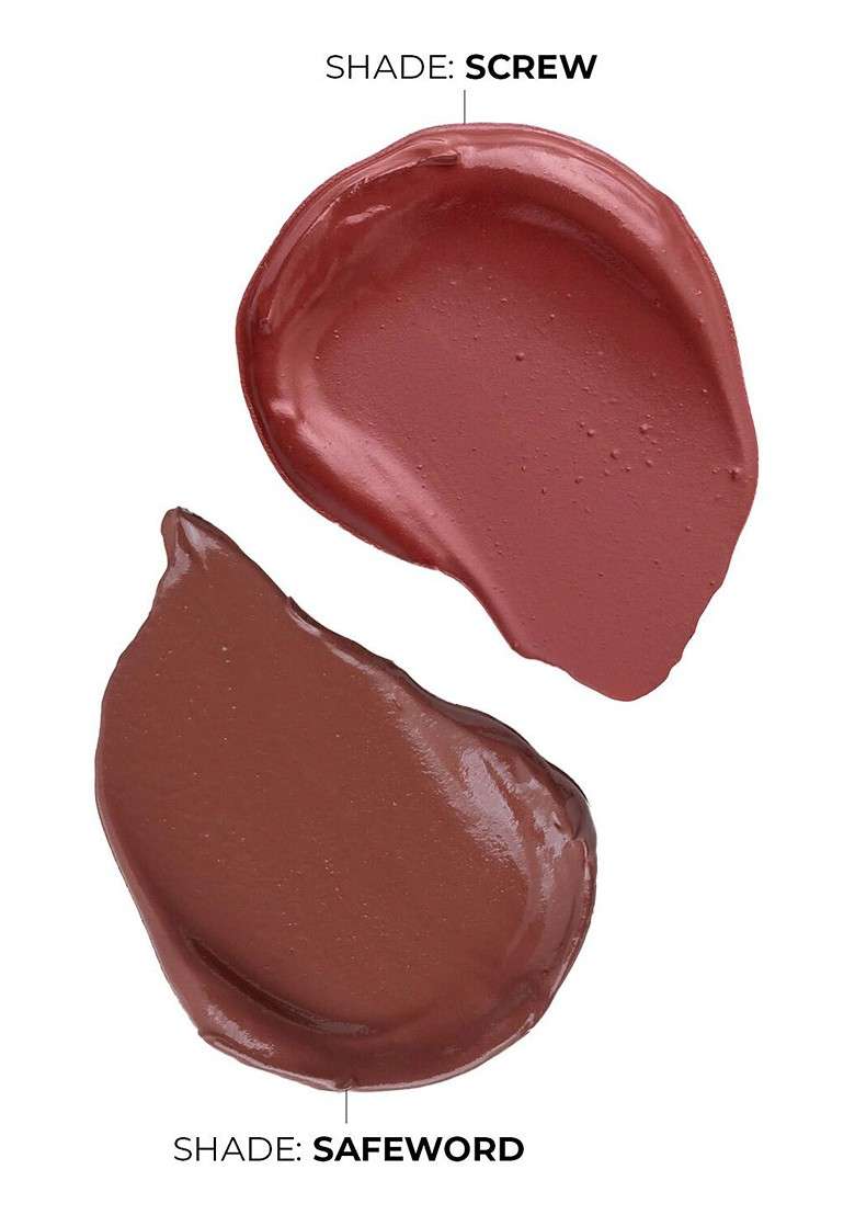 Fae Beauty Set Of 2 Lip Whip Longlasting Matte Liquid Lipstick 10G Each Safeword Screw - Indya