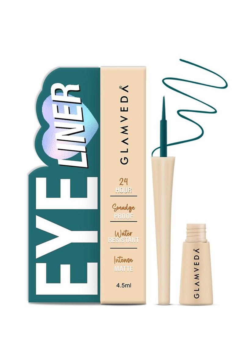 Glamveda Smudge Proof Waterproof Matte Liquid Eyeliner 4 5 Ml Teal Green