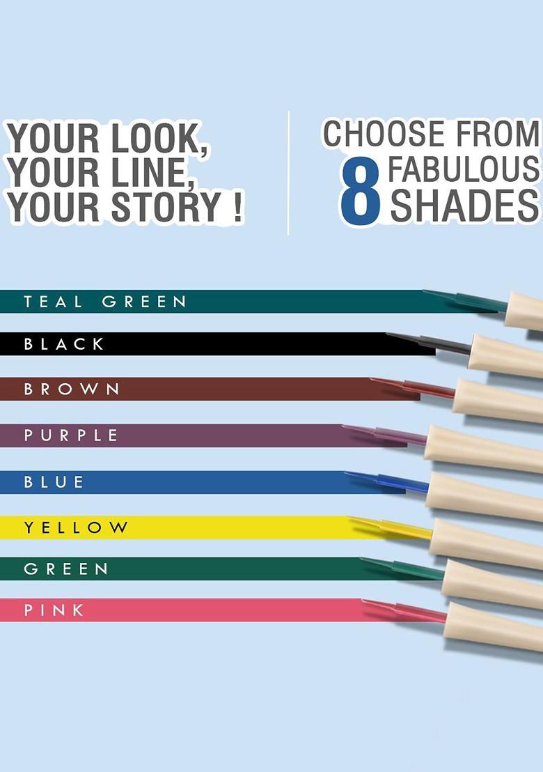 Glamveda Waterproof Super Matte Liquid Eyeliner 4 5 Ml Blue