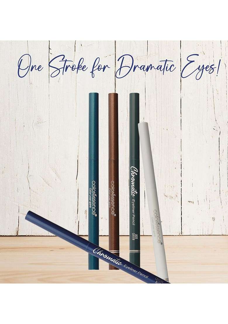 Coloressence Chromatic Eyeliner Pencil 0 25 G Jade Green - Indya