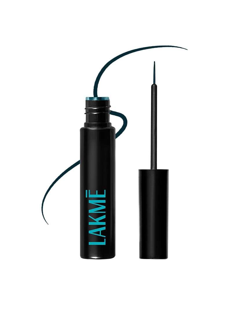 Lakme 9To5 Eyeconic Liquid Eyeliner Waterproof Smudgeproof Lasts 24Hr 4 5Ml Blue - Indya