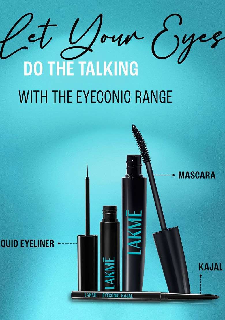Lakme 9To5 Eyeconic Liquid Eyeliner Waterproof Smudgeproof Lasts 24Hr 4 5Ml Blue - Indya