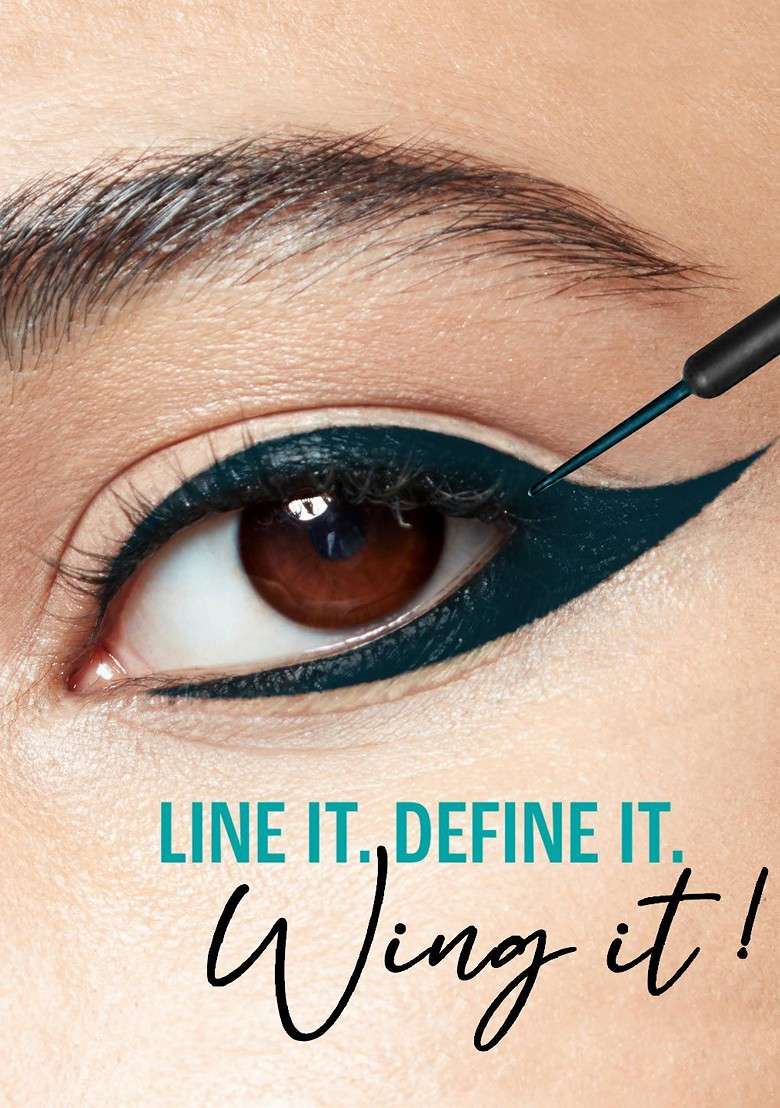 Lakme 9To5 Eyeconic Liquid Eyeliner Waterproof Smudgeproof Lasts 24Hr 4 5Ml Blue - Indya