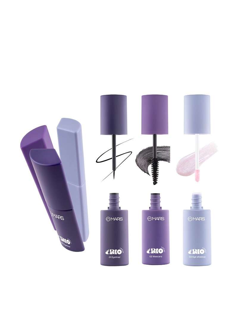 Mars Trio All In One Eye Makeup Kit 24 5G - Indya