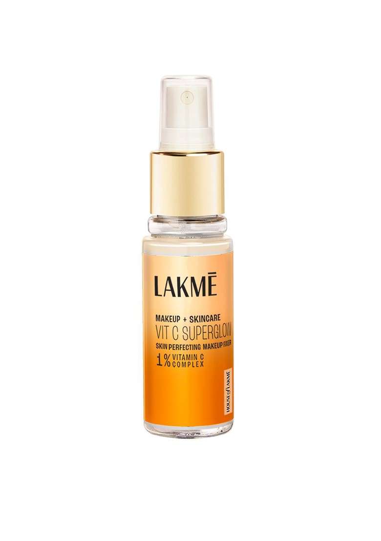 Lakme Makeup Skincare Vitc Superglow Skin Perfecting Fixer 60 Ml - Indya