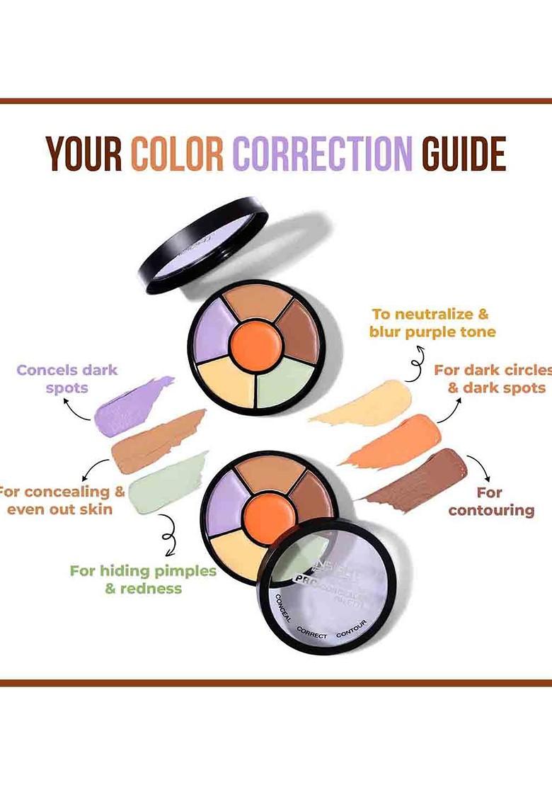 Insight Cosmetics Pro Concealer Palette To Conceal Correct Contour 15G
