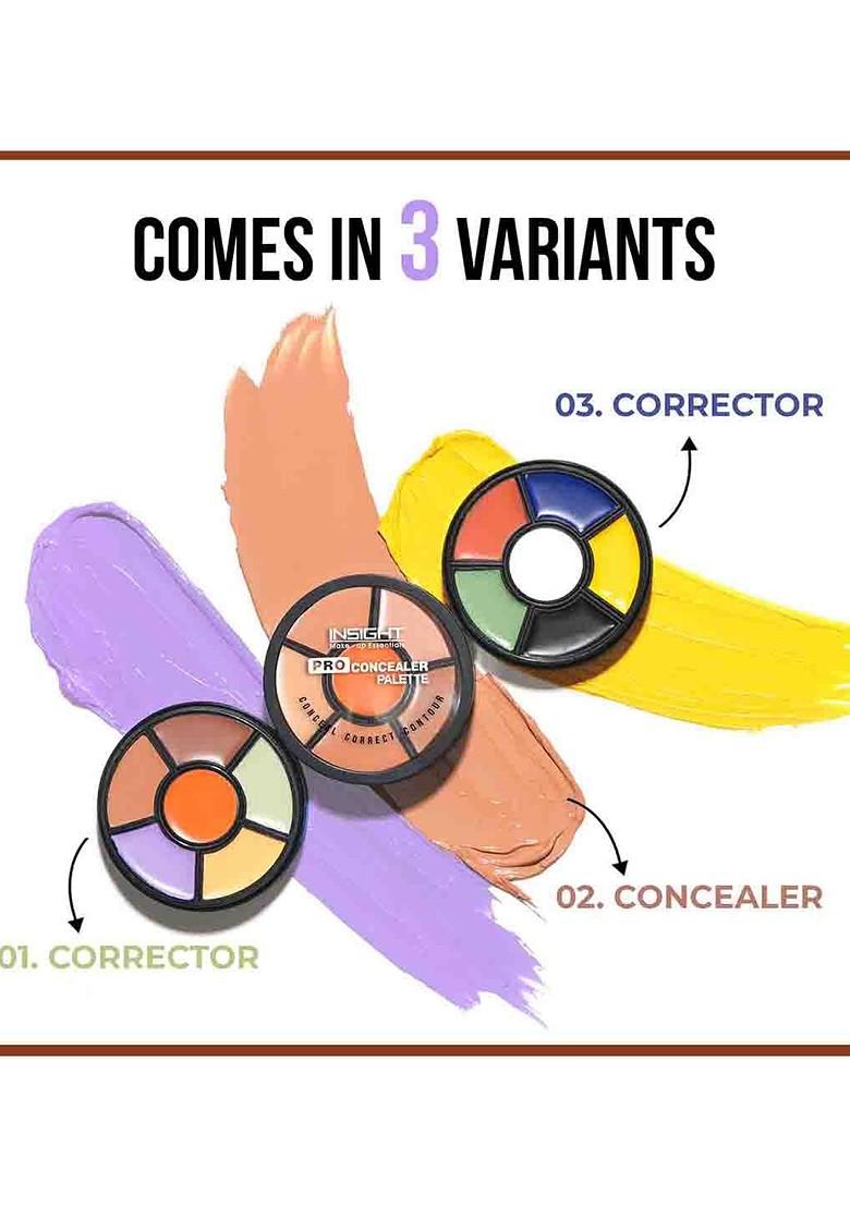 Insight Cosmetics Pro Concealer Palette To Conceal Correct Contour 15G