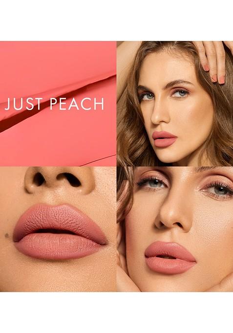 Hyue Hydra Matte Liquid Lipstick Just Peach With Jojoba And Almond Oil 2 2Ml