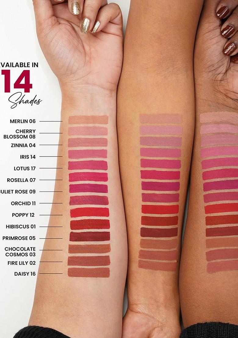 Parul Garg Smudge Proof Matte Lipstick With Shea Butter Vitamin E Daisy Light Brown 3Ml