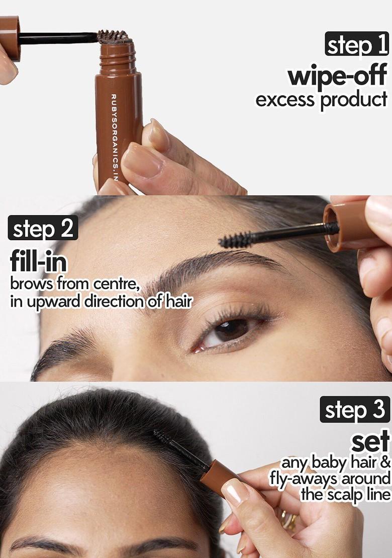 Ruby'S Organics Tinted Brow Gel 6Ml Ash