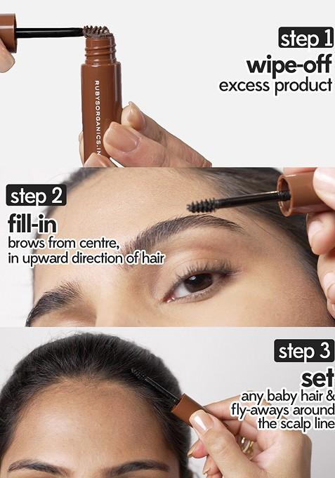 Ruby'S Organics Tinted Brow Gel 6Ml Ash