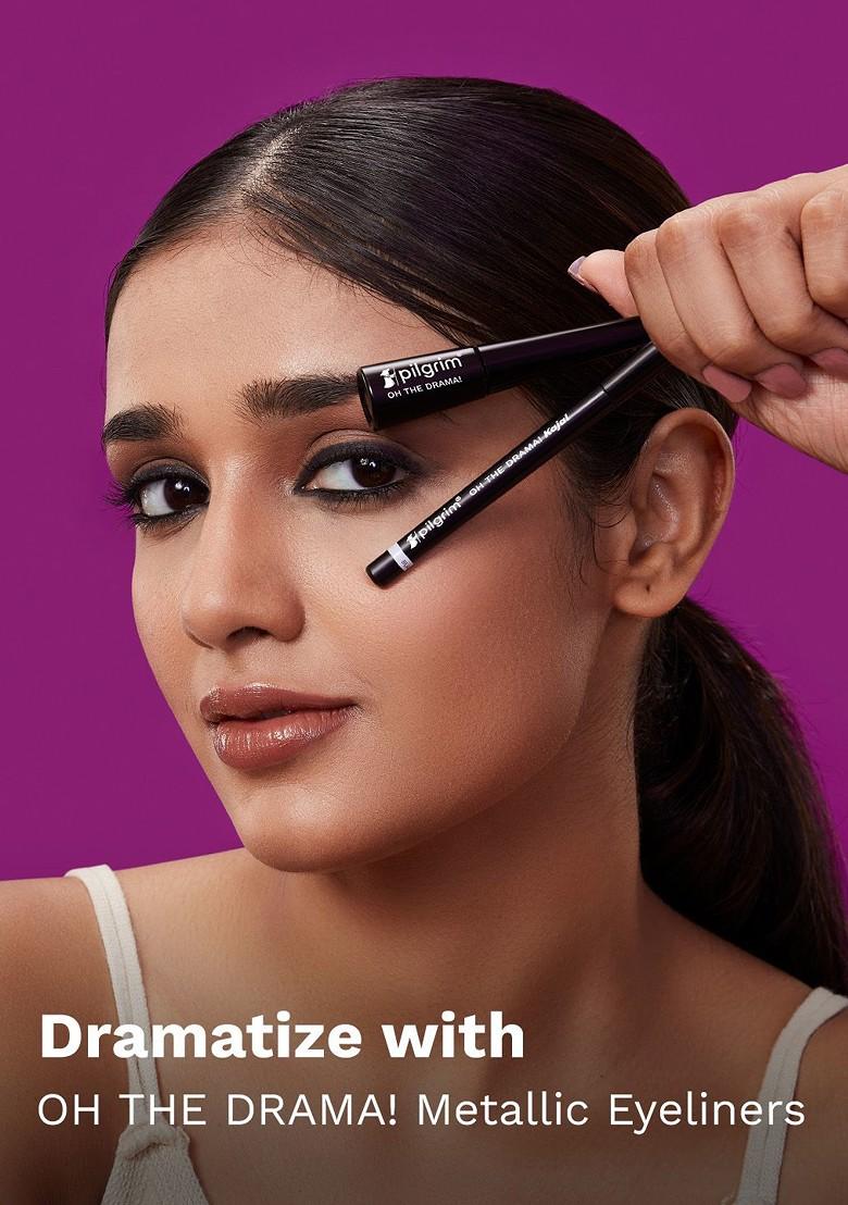 Pilgrim Oh The Drama Smudge Waterproof Kajal Infused With Argon Oil Black Mischief Kbm1