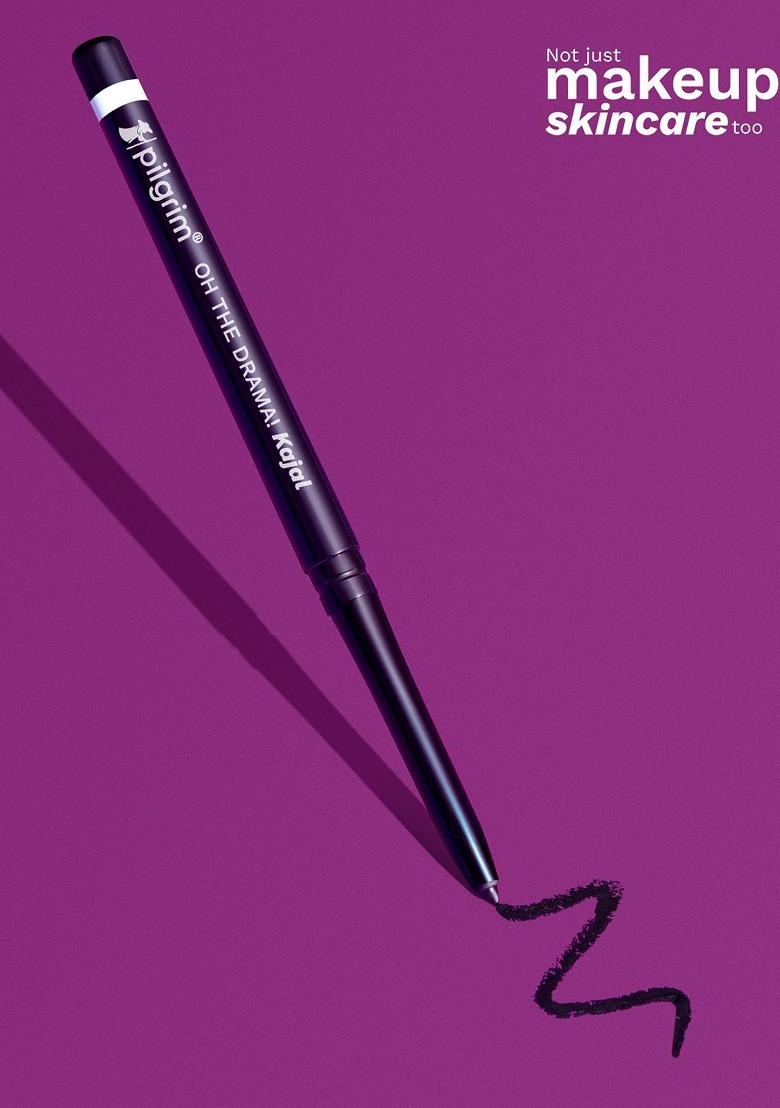 Pilgrim Oh The Drama Smudge Waterproof Kajal Infused With Argon Oil Black Mischief Kbm1