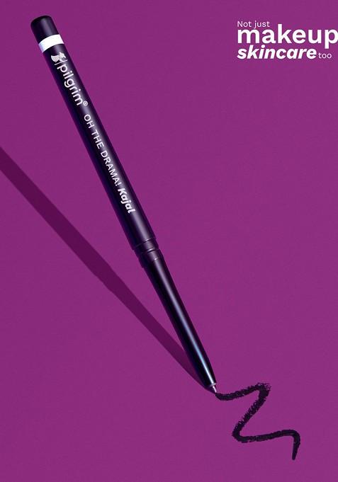 Pilgrim Oh The Drama Smudge Waterproof Kajal Infused With Argon Oil Black Mischief Kbm1